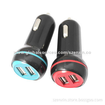 3.1A dual-USB car charger for phone